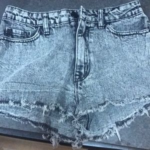 Urban Outfitters HR cheeky destroyed denim